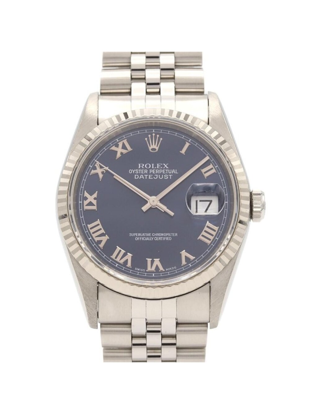Rolex Datejust Stainless Steel White Gold Automatic